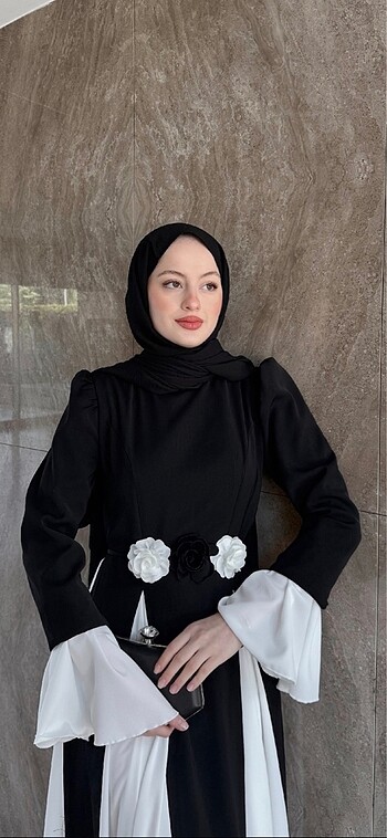 40 Beden siyah Renk Elbise
