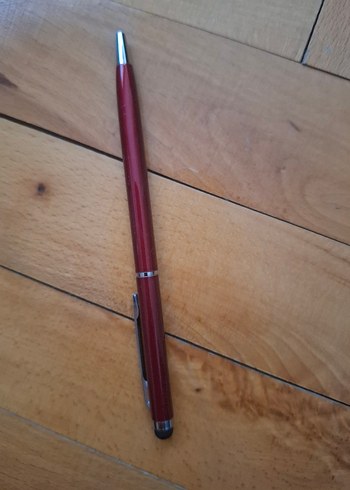 Bordo Parlak Dokunmatik Uçlu Kalem - Görsel 2