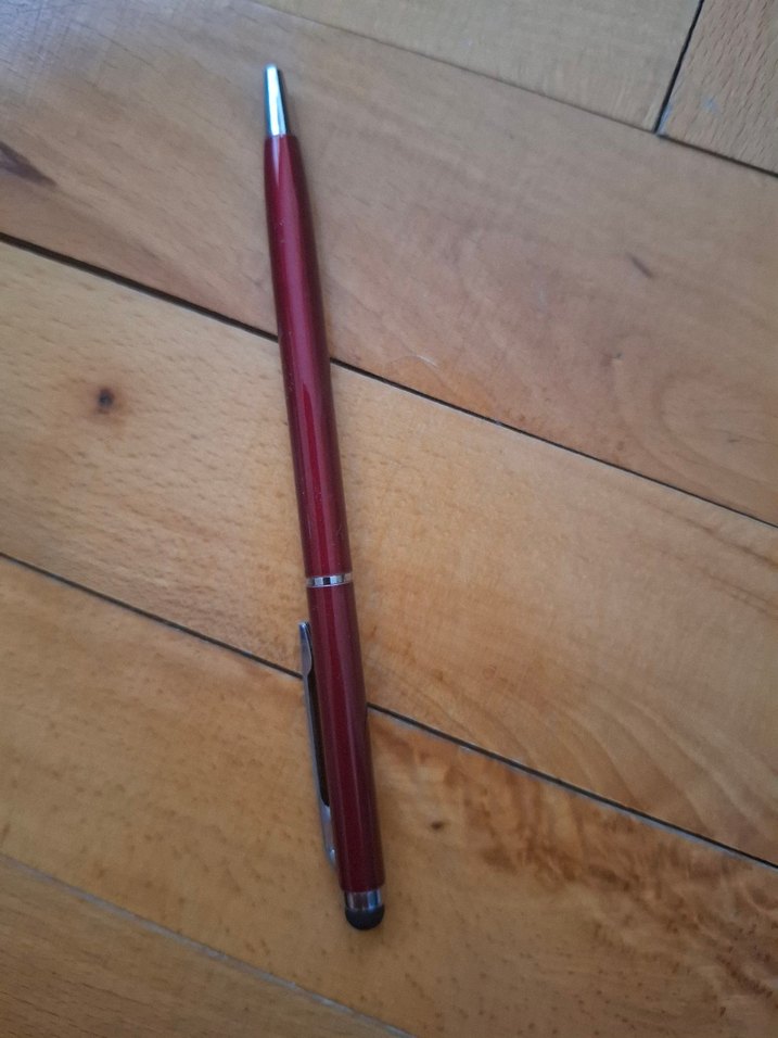 Bordo Parlak Dokunmatik Uçlu Kalem - Görsel 2