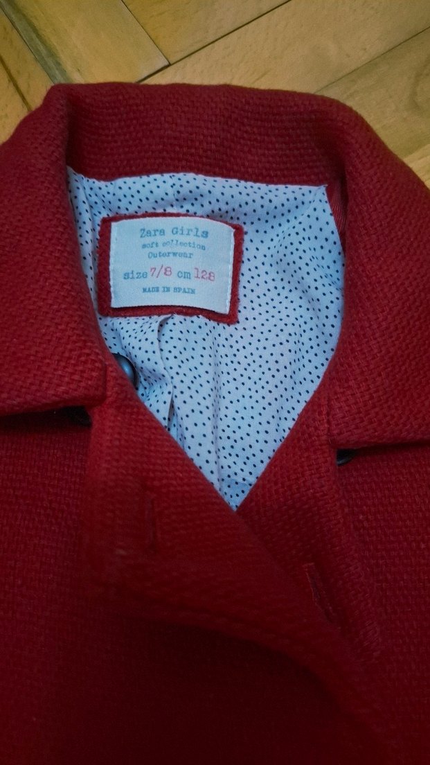 Zara marka kaşe kaban - Görsel 5