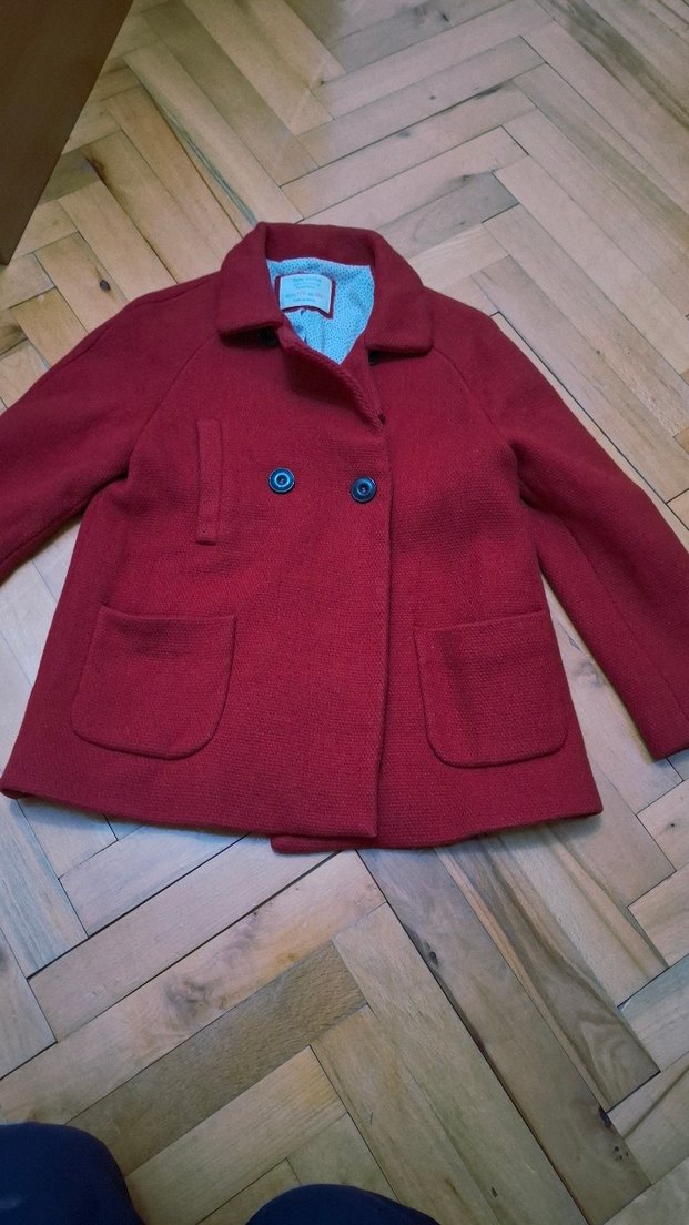 Zara marka kaşe kaban - Görsel 3