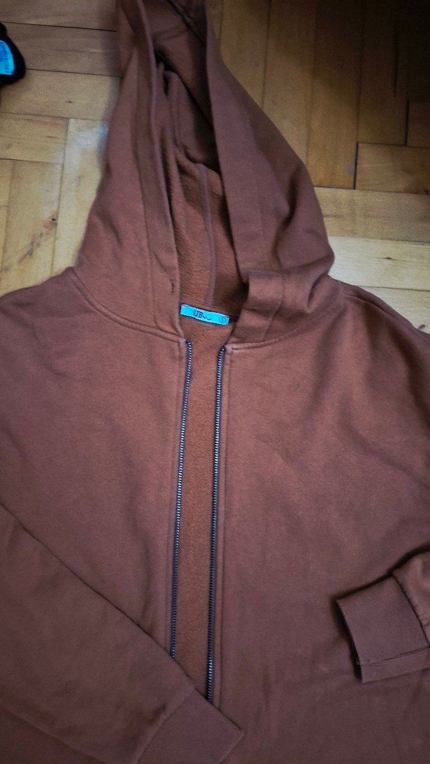 Kadın Kahverengi Fermuarlı Sweatshirt - Görsel 2