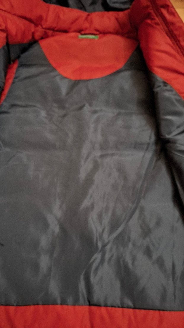 Koyu Kırmızı Kapüşonlu  Yelek - Görsel 5