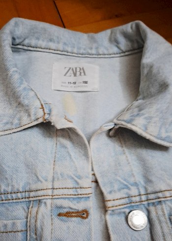 Mavi Düğmeli Midi Denim Ceket 11_12 yaş - Görsel 5