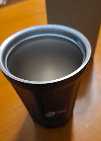 Siyah Seyahat Termosu Isı göstergeli - Görsel 6