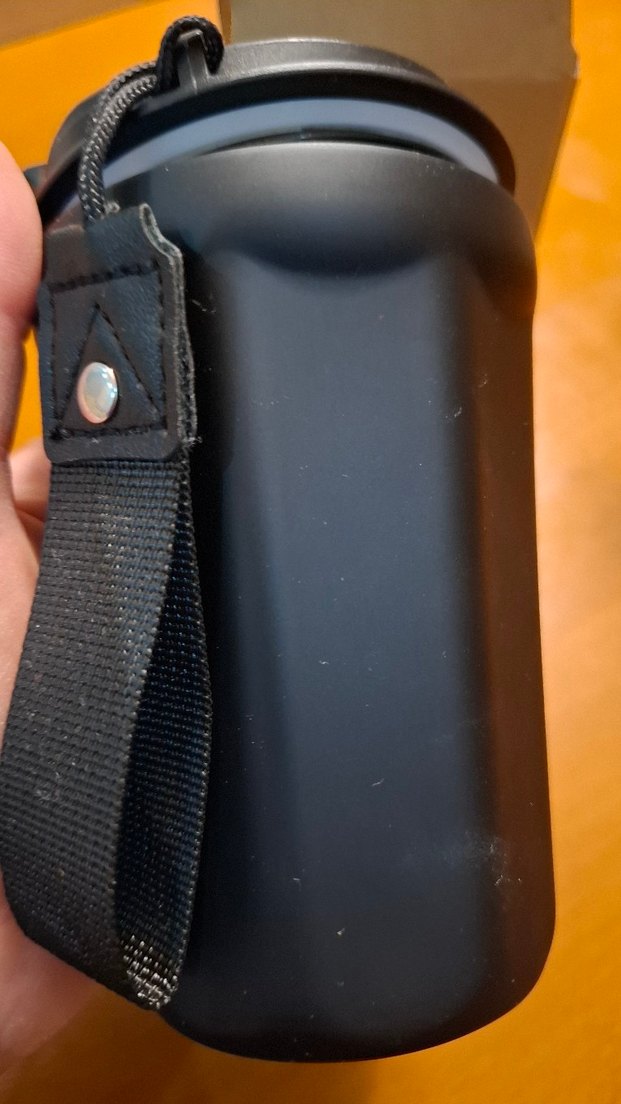 Siyah Seyahat Termosu Isı göstergeli - Görsel 4