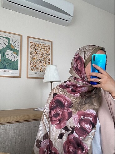 Rose desen şal