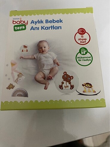 Aylık bebek anı kartı