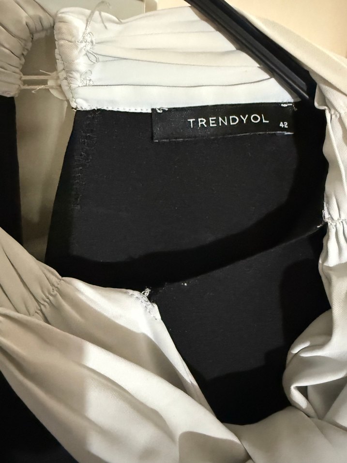 Siyah Uzun Kollu Midi Ofis Elbisesi - Görsel 2