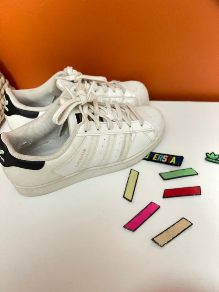 Beyaz Adidas Superstar Platform Spor Ayakkabı - Görsel 4