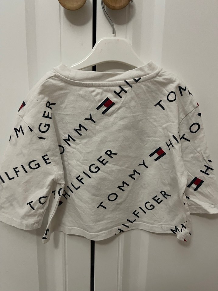 Beyaz Baskılı Kız Çocuk Tişörtü - Görsel 2