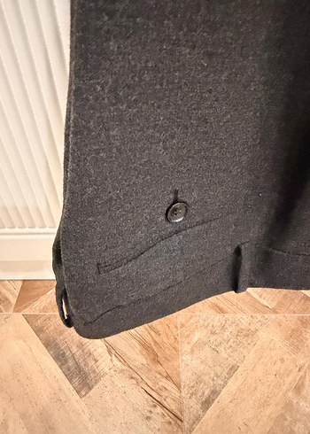 Gri Kadın Klasik Yün Ceket takım - Görsel 5