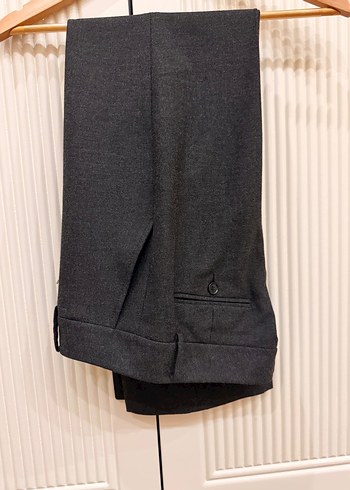 Gri Kadın Klasik Yün Ceket takım - Görsel 3