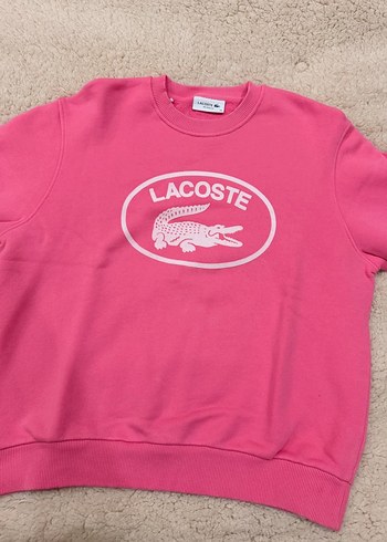 Pembe Lacoste Sweatshirt - Görsel 3