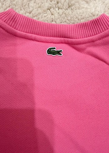 Pembe Lacoste Sweatshirt - Görsel 4