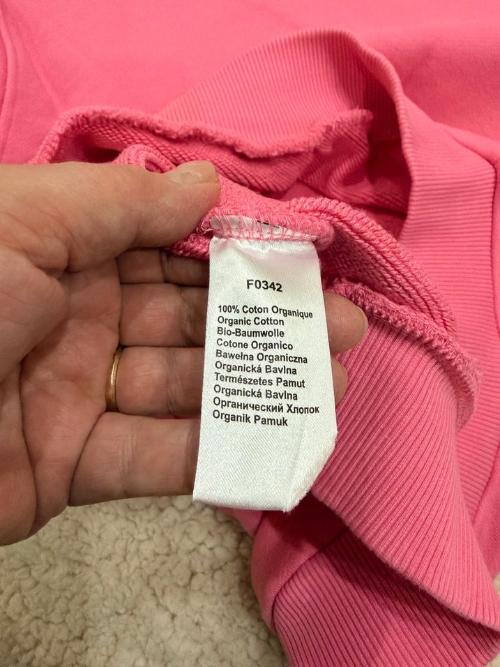 Pembe Lacoste Sweatshirt - Görsel 5