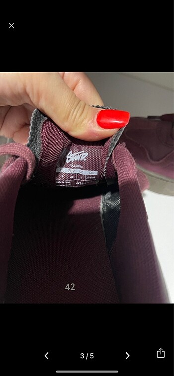 42 Beden Erkek spor ayakkabı
