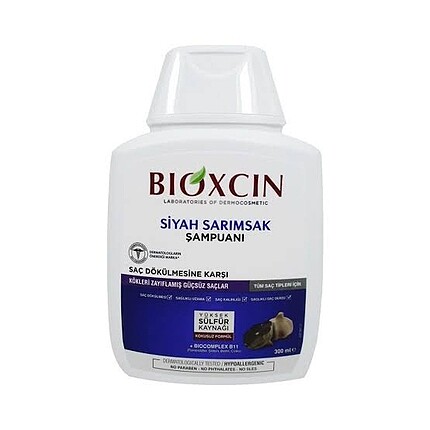 BIOXCIN SİYAH SARIMSAKLI ŞAMPUAN