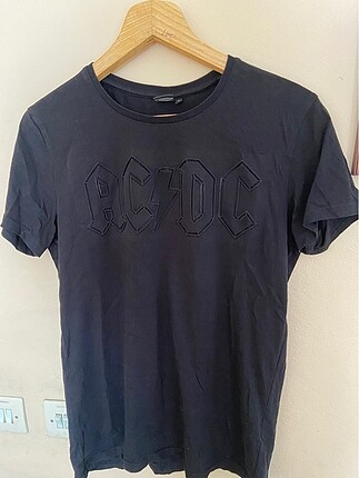 ACDC kabartmalı tişört