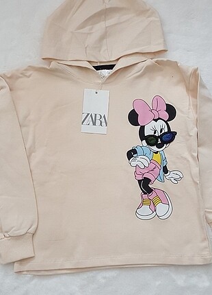 Zara 7-8 yaş Minnie Mouse sweatshirt