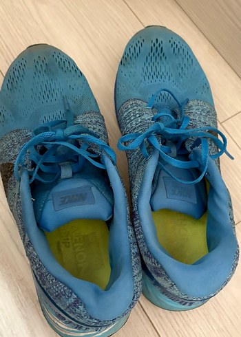Kadın Mavi Bağcıklı Spor Ayakkabı - Görsel 5