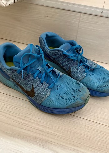 Kadın Mavi Bağcıklı Spor Ayakkabı - Görsel 2