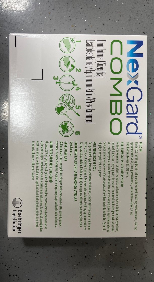 Nexgard Combo 2,5-7,5kg *3 adet - Görsel 2