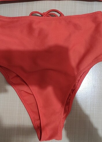 m Beden turuncu Renk Trendyol bikini takımı