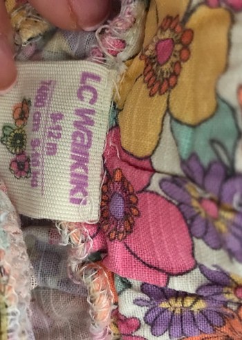 LC Waikiki Çiçek Desenli Renkli Kız Eteği
