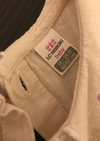 LC Waikiki Nakışlı Yaka Detaylı Kız Takım