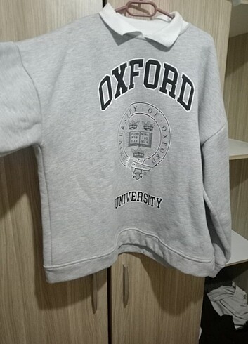 Oxford yakalı sweat 