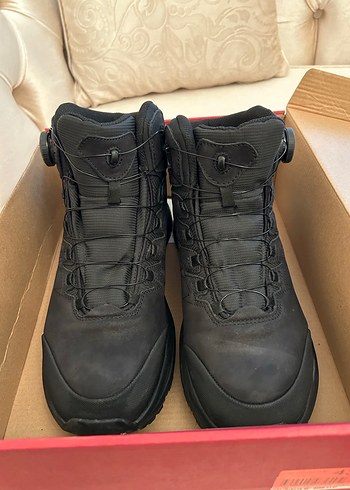 Siyah Biker Tarzı Erkek Outdoor Botu - Görsel 4