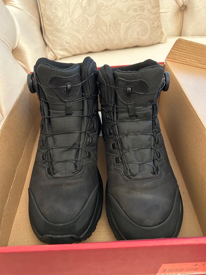 Siyah Biker Tarzı Erkek Outdoor Botu - Görsel 4