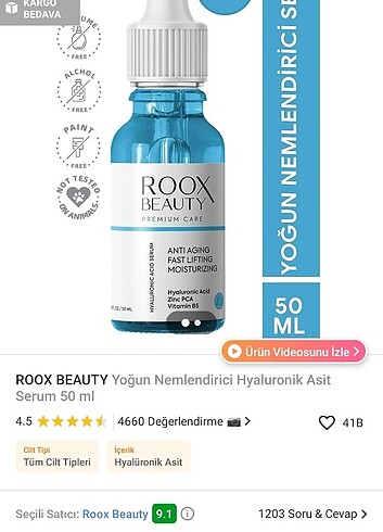 Roox beauty hyaluronic asit