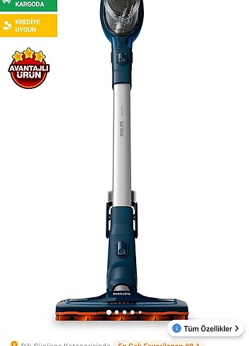 Philips dik süpürge