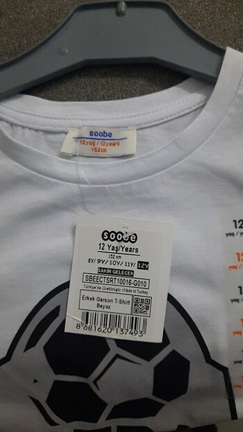 11-12 Yaş Beden Çocuk tshirt 