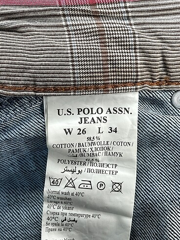 26 Beden lacivert Renk U.S Polo Assn. Jean / Kot %70 İndirimli.