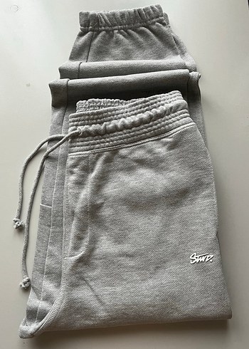 Gri Rahat Kesim Eşofman Altı - Görsel 4