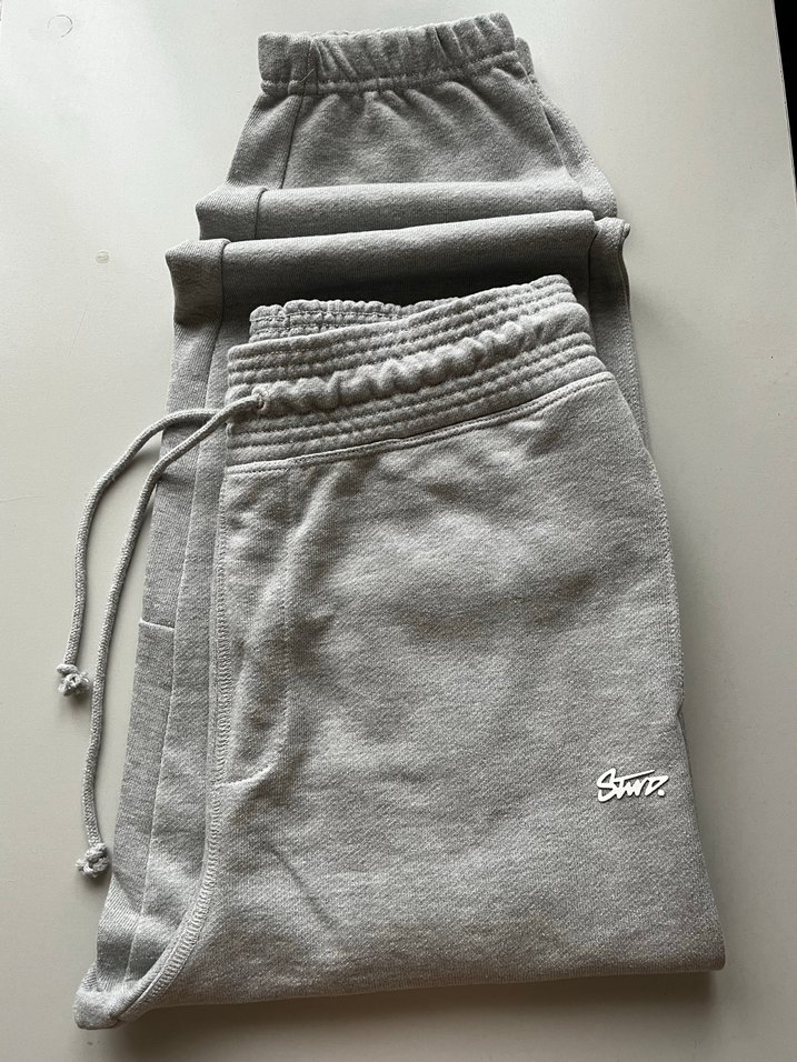 Gri Rahat Kesim Eşofman Altı - Görsel 4