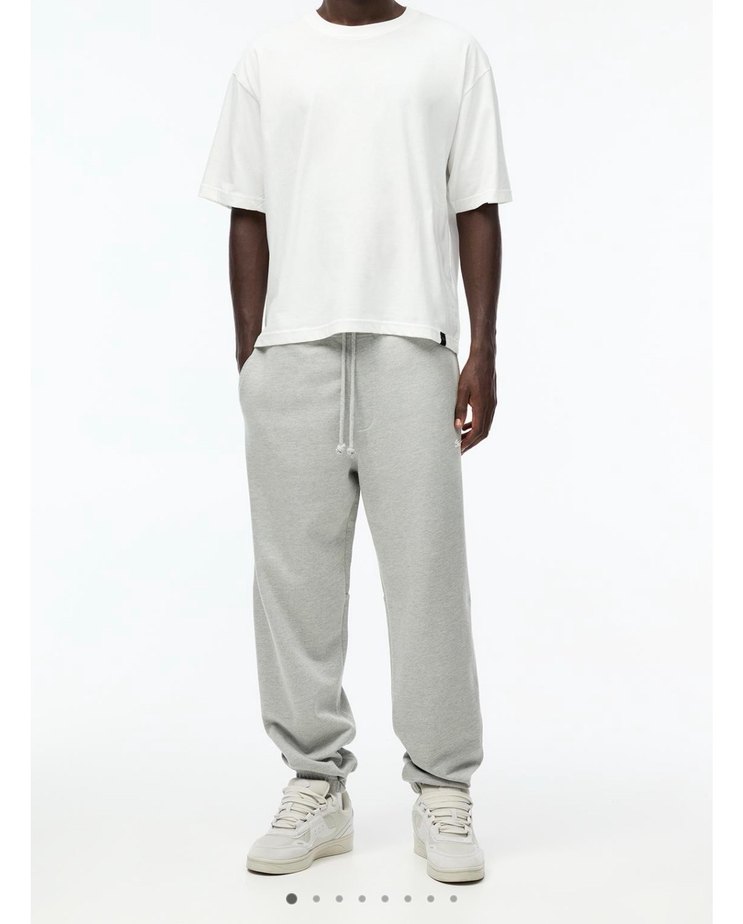 Gri Rahat Kesim Eşofman Altı - Görsel 2