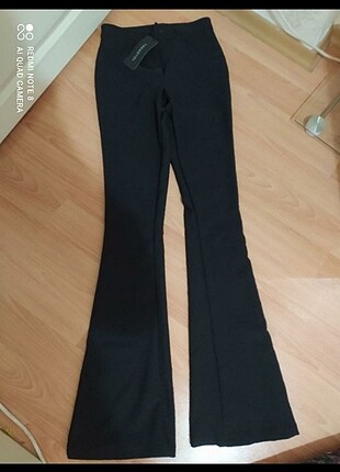 42 Beden siyah Renk İspanyol kumaş pantolon