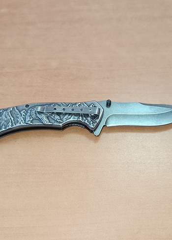 Diğer Ayı kabartmalı Katlanır Kamp Bıçağı