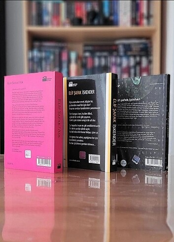  Elif ŞAFAK, 3 lü Kitap Lotu.