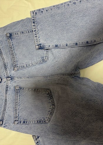 26 Beden mavi Renk Mavi Kadın Düğmeli Denim Pantolon