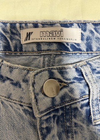 Mavi Kadın Düğmeli Denim Pantolon