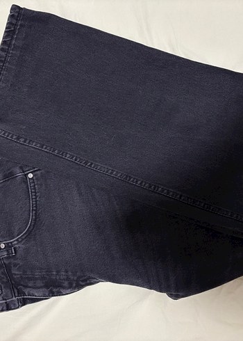36 Beden Kadın Siyah Regular Fit Denim Jean