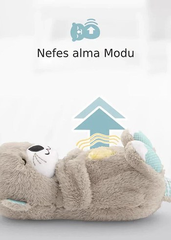 Su samuru uyku arkadaşı peluş oyuncak - Görsel 2