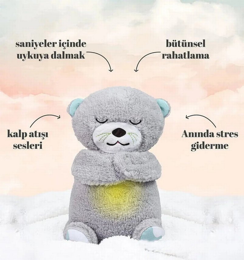 Su samuru uyku arkadaşı peluş oyuncak - Görsel 3