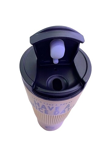 Beden siyah Renk 600ml termos kahve bardağı