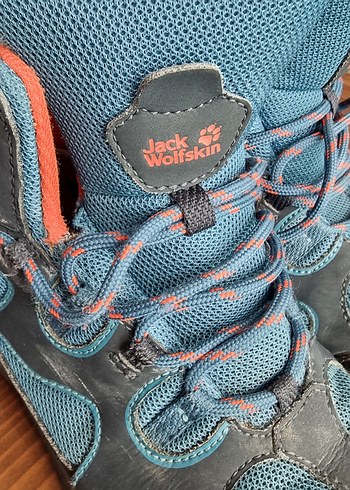 Jack Wolfskin Mavi Turuncu Outdoor Ayakkabi